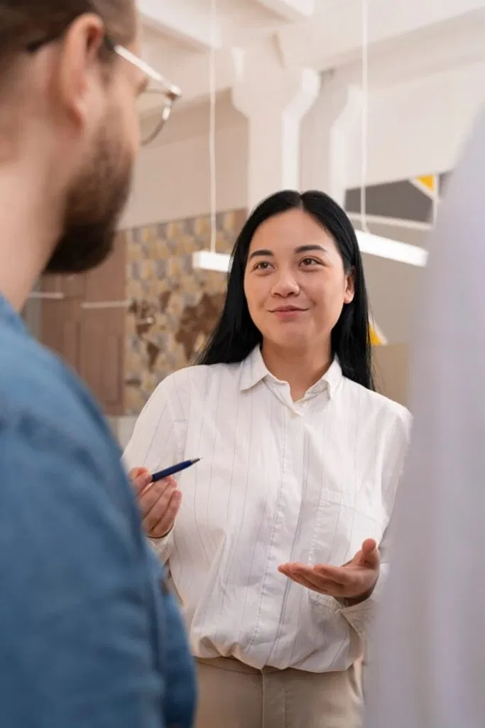 basement renovations​ in calgary with client