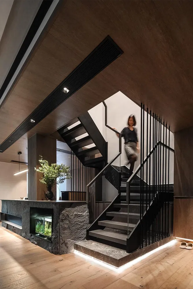 modern basement renovation in edmonton